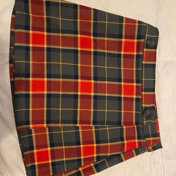 forever 21 plaid wrap skirt - Picture 1 of 3